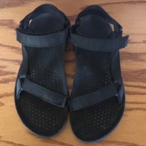 Women’s Black Teva Sandals